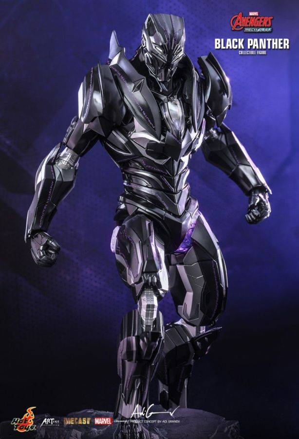 Avengers: Mech Strike - Black Panther Diecast 1:6 Scale Action Figure