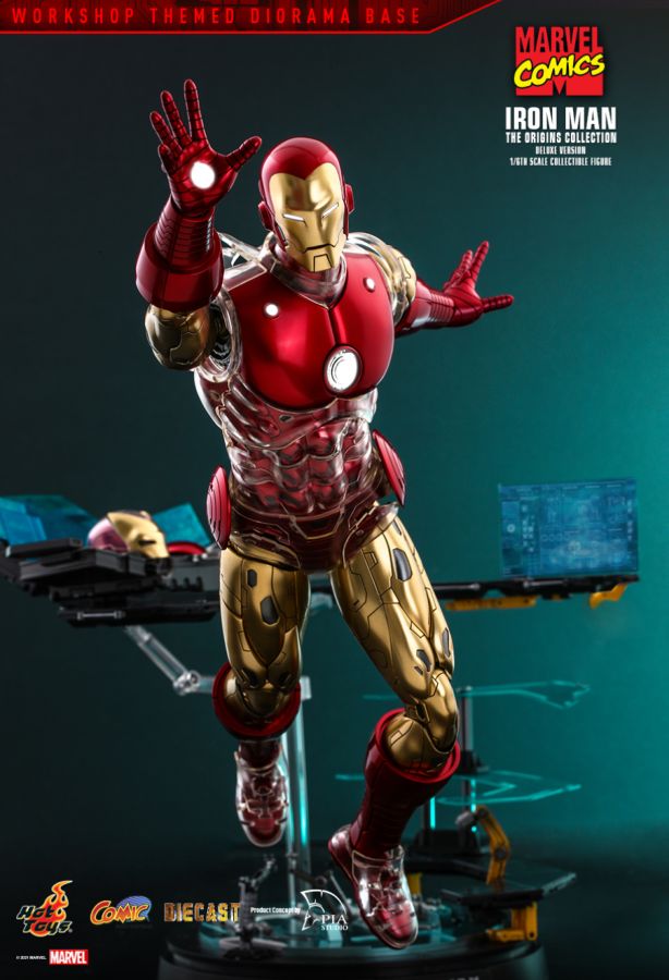 Iron Man - Iron Man Origins Deluxe 1:6 Scale 12" Diecast Action Figure