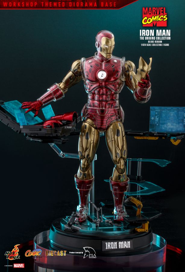Iron Man - Iron Man Origins Deluxe 1:6 Scale 12" Diecast Action Figure