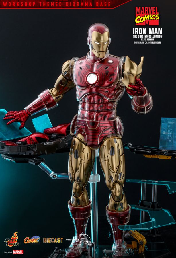 Iron Man - Iron Man Origins Deluxe 1:6 Scale 12" Diecast Action Figure