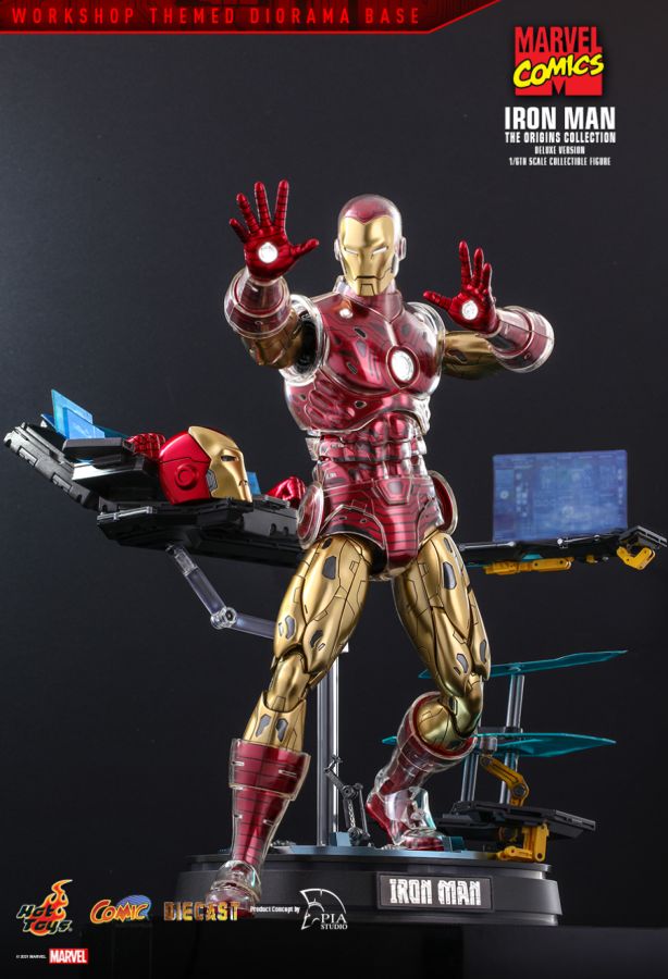 Iron Man - Iron Man Origins Deluxe 1:6 Scale 12" Diecast Action Figure