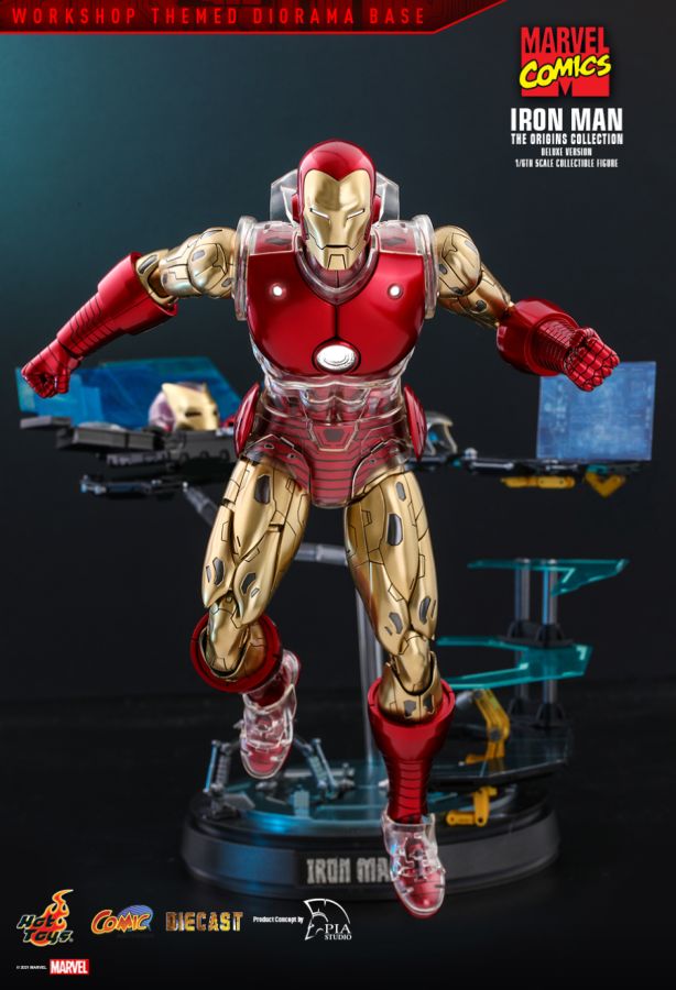 Iron Man - Iron Man Origins Deluxe 1:6 Scale 12" Diecast Action Figure