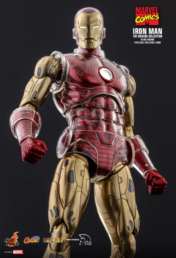 Iron Man - Iron Man Origins Deluxe 1:6 Scale 12" Diecast Action Figure