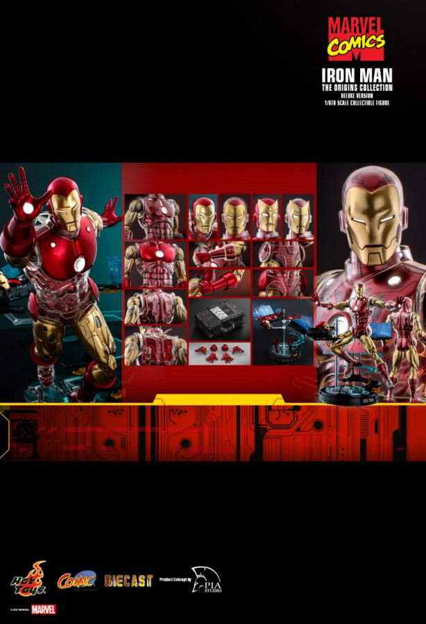Iron Man - Iron Man Origins Deluxe 1:6 Scale 12" Diecast Action Figure