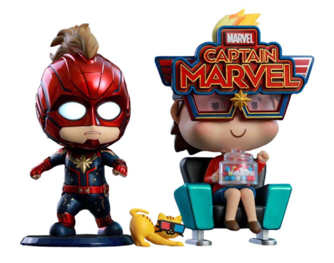 Captain Marvel 2019 Captain Marvel Movbi Cosbaby Set HOTCOSB546 Ozzie Collectables