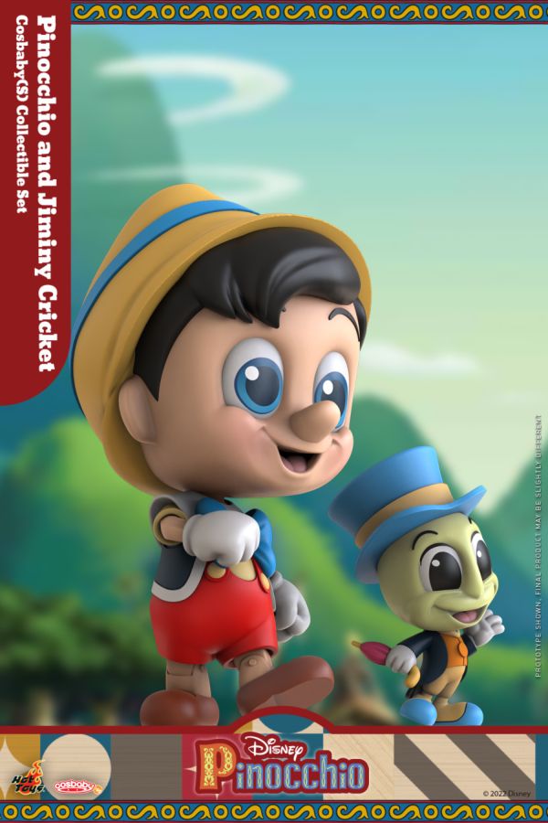Pinocchio (1940) - Pinocchio & Jiminy Cricket Cosbaby