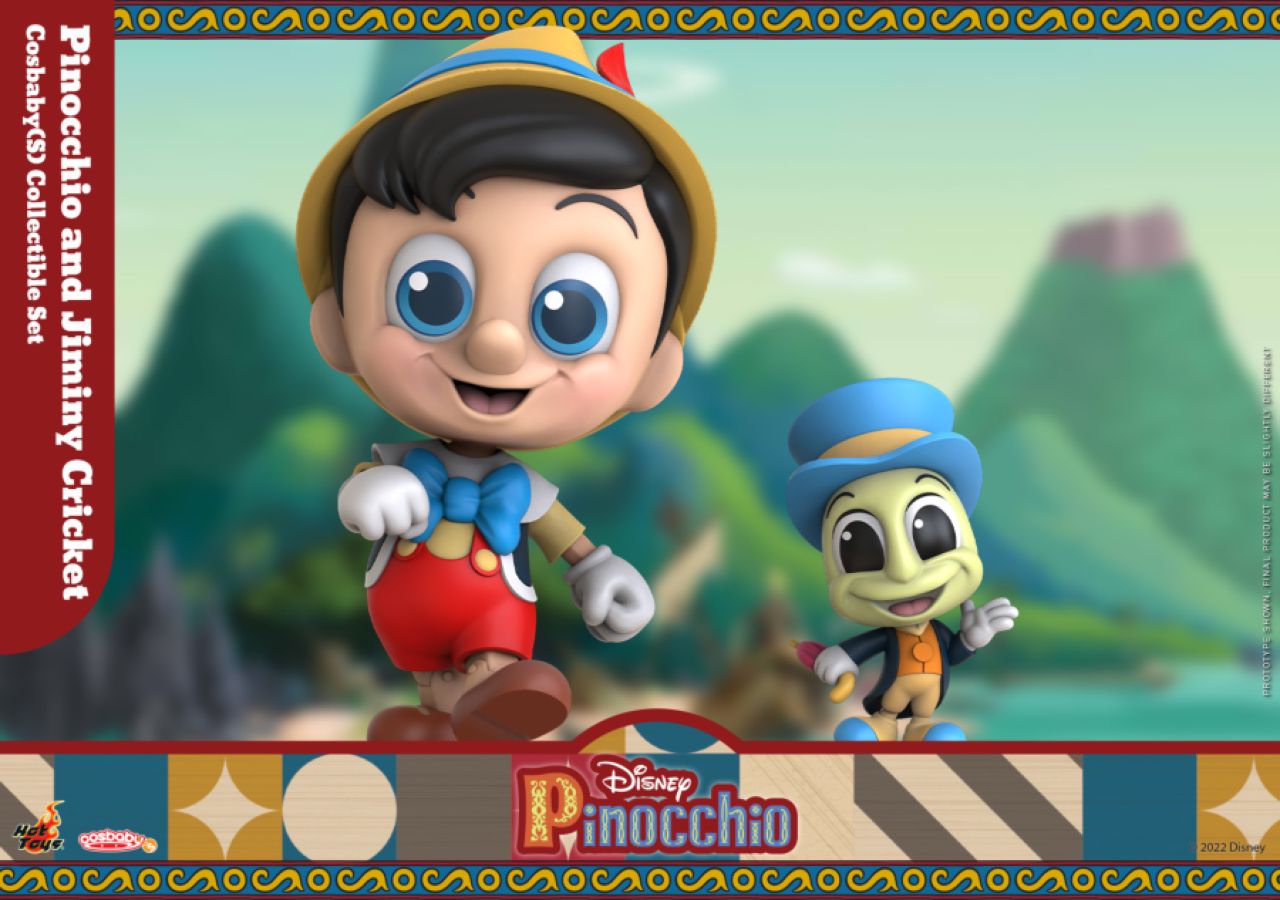 Pinocchio (1940) - Pinocchio & Jiminy Cricket Cosbaby