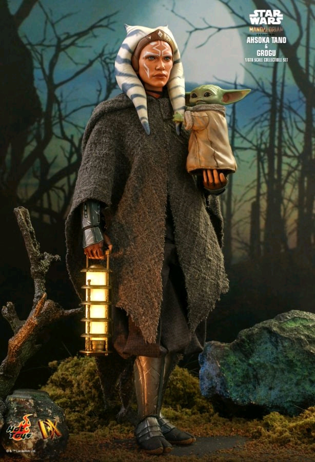 Star Wars: The Mandalorian - Ahsoka Tano and Grogu 1:6 Scale 12" Action Figure Set