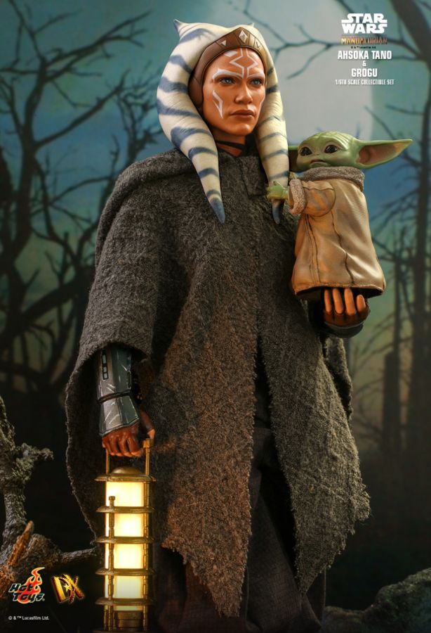 Star Wars: The Mandalorian - Ahsoka Tano and Grogu 1:6 Scale 12" Action Figure Set