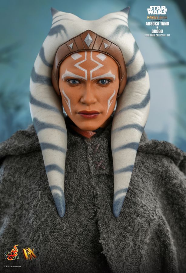 Star Wars: The Mandalorian - Ahsoka Tano and Grogu 1:6 Scale 12" Action Figure Set