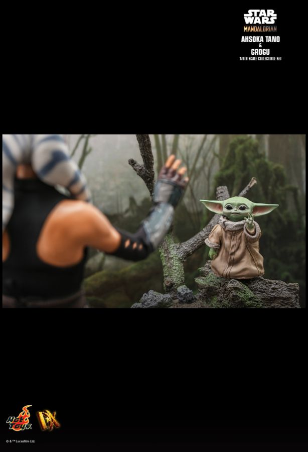 Star Wars: The Mandalorian - Ahsoka Tano and Grogu 1:6 Scale 12" Action Figure Set