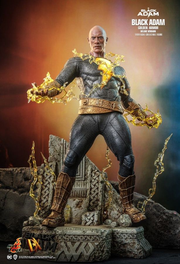 Black Adam (2022) - Black Adam Golden Armor Deluxe 1:6 Scale Action Figure