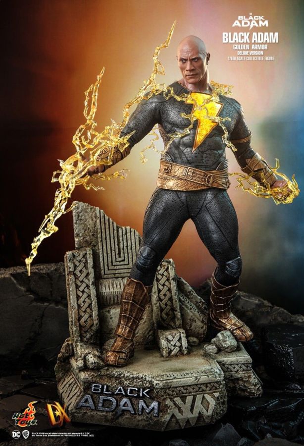 Black Adam (2022) - Black Adam Golden Armor Deluxe 1:6 Scale Action Figure