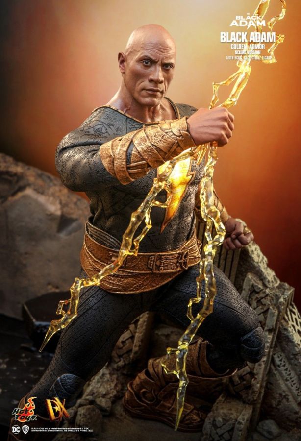 Black Adam (2022) - Black Adam Golden Armor Deluxe 1:6 Scale Action Figure
