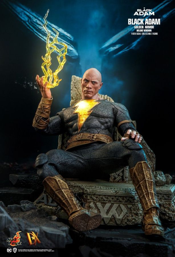 Black Adam (2022) - Black Adam Golden Armor Deluxe 1:6 Scale Action Figure