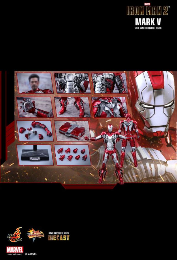 Iron Man 2 - Mark V Diecast 1:6 Scale 12" Action Figure