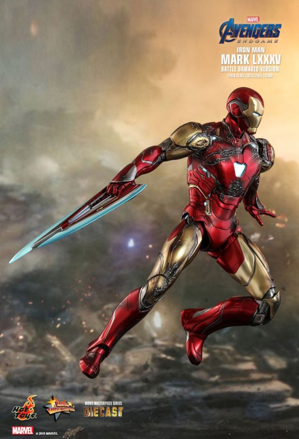 Avengers 4: Endgame - Iron Man Mark LXXXV Diecast 1:6 Scale 12" Action Figure - Ozzie Collectables