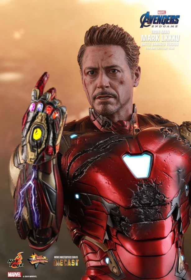 Avengers 4: Endgame - Iron Man Mark LXXXV Diecast 1:6 Scale 12" Action Figure - Ozzie Collectables