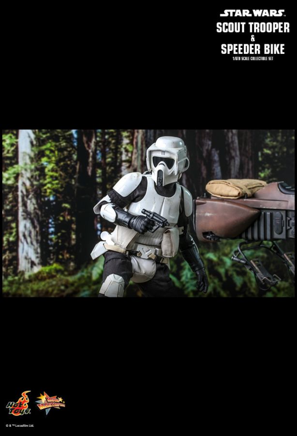 Star Wars - Scout Trooper & Speederbike Return of the Jedi 1:6 Scale 12" Action Figure