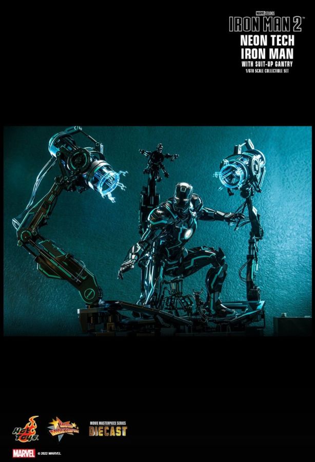 Iron Man - Neon Tech with Suit-up Gantry 1:6 Scale Figure