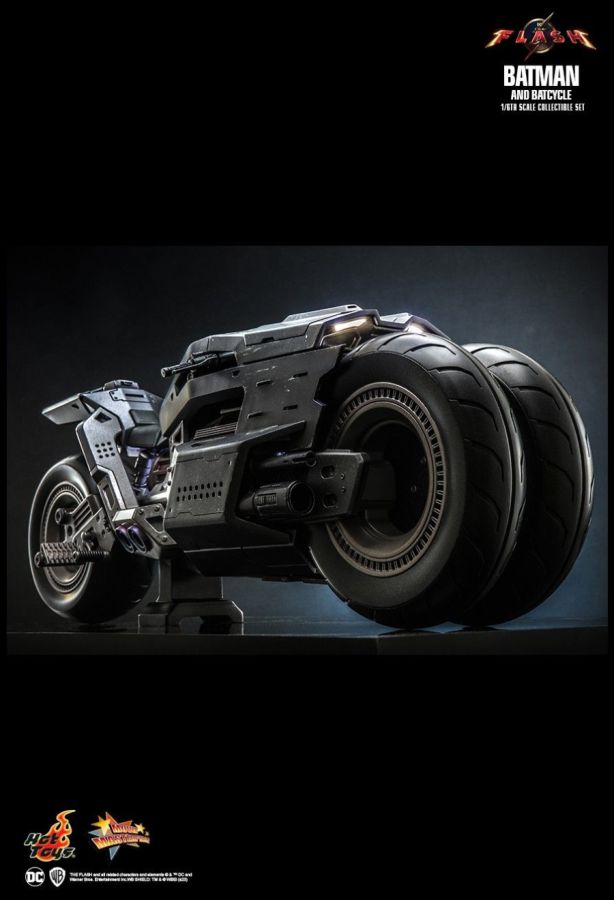 The Flash (2023) - Batman & Batcycle 1:6 Scale Collectable Action Figure Set