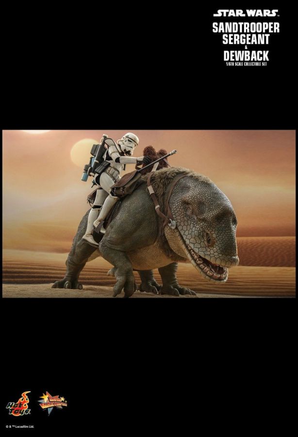 Star Wars - Sandtrooper Sergeant & Dewback 1:6 Scale Collectable Set
