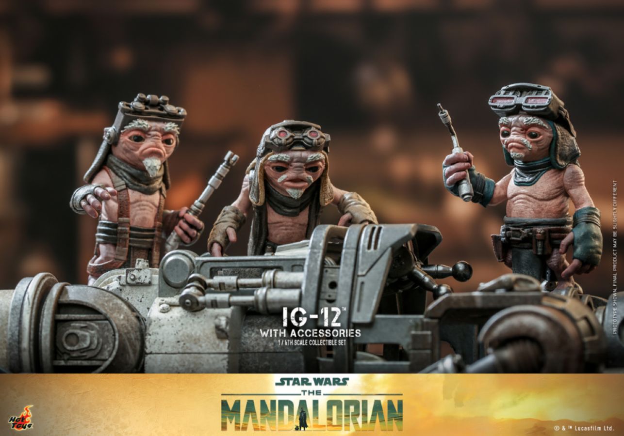 Star Wars: The Manadalorian - IG-12 1:6 Scale Collectible Figure Set