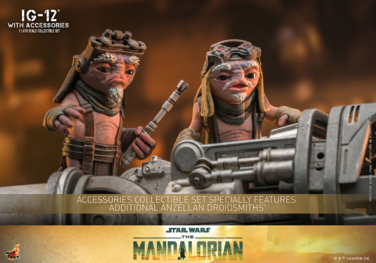 Star Wars: The Manadalorian - IG-12 1:6 Scale Collectible Figure Set