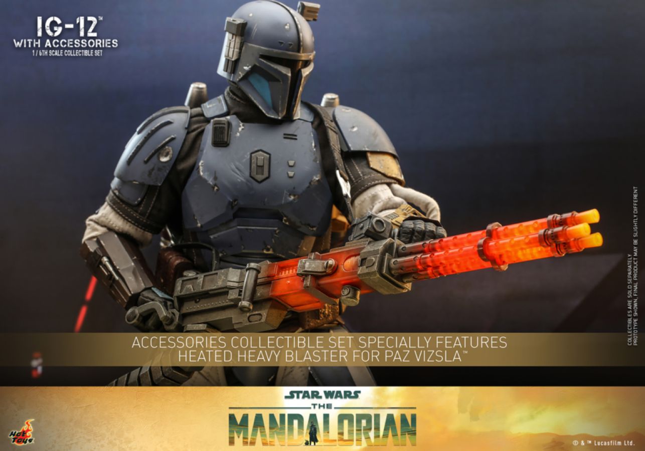 Star Wars: The Manadalorian - IG-12 1:6 Scale Collectible Figure Set