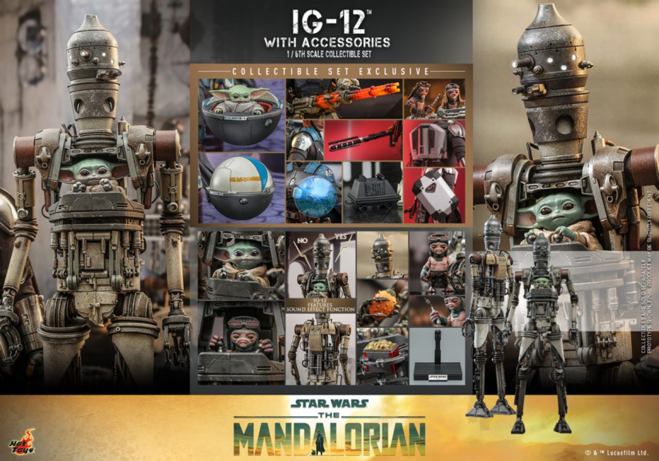 Star Wars: The Manadalorian - IG-12 1:6 Scale Collectible Figure Set