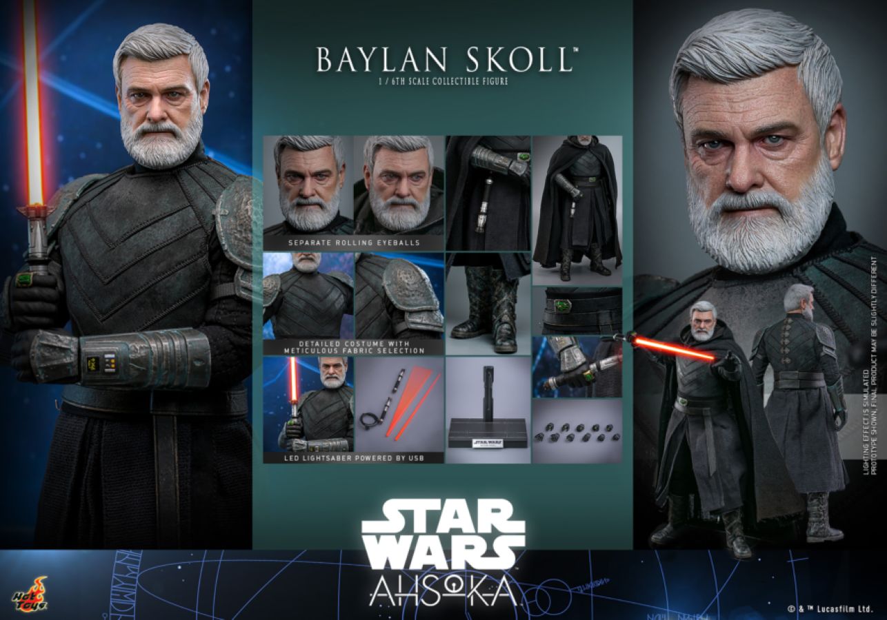 Star Wars: Ahsoka - Baylan Skoll 1:6 Scale Collectable Action Figure