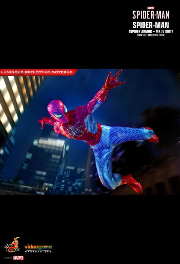 SpiderMan (Video Game 2019) - Spider Armor Mark IV 1:6 Scale 12" Action Figure - Ozzie Collectables