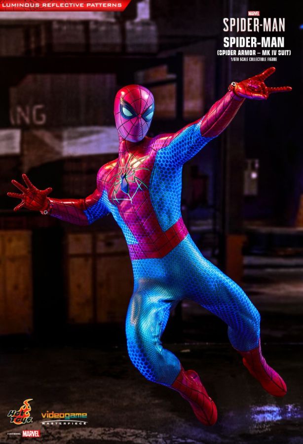 Spider-Man (Video Game 2018) - Spider Armor Mark IV 1:6 Scale 12" Action Figure