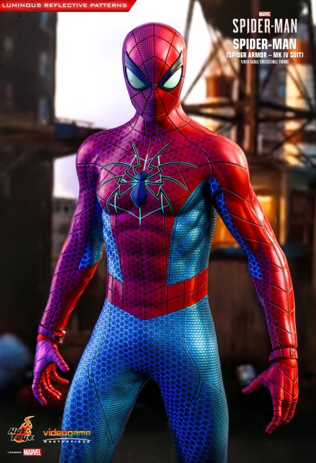 Spider-Man (Video Game 2018) - Spider Armor Mark IV 1:6 Scale 12" Action Figure