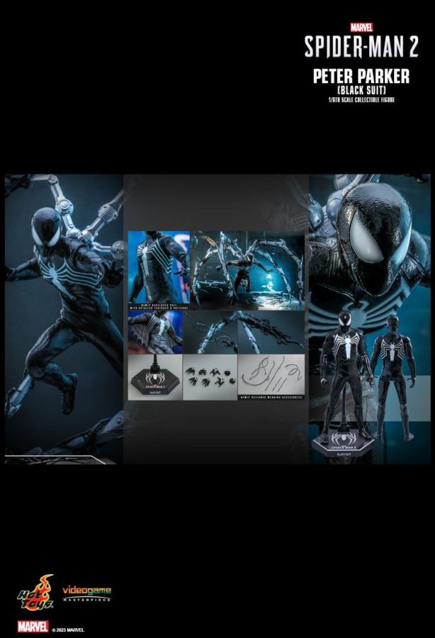 Spider-Man 2 (Video Game 2023) - Peter Parker (Black Suit) 1:6 Scale Action Figure