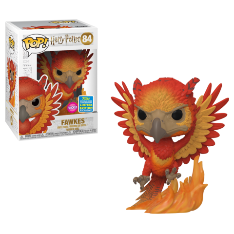 Harry Potter - Fawkes Flocked SDCC 2019 Exclusive Pop! Vinyl - Ozzie Collectables