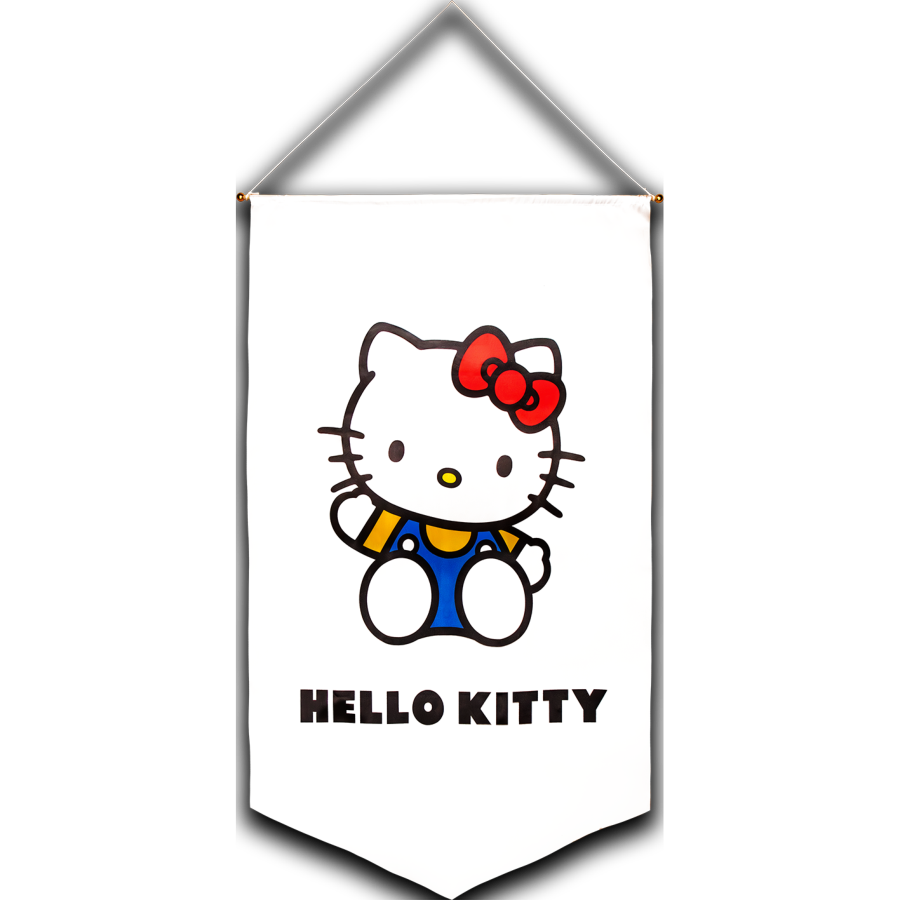 Hello Kitty - White Banner