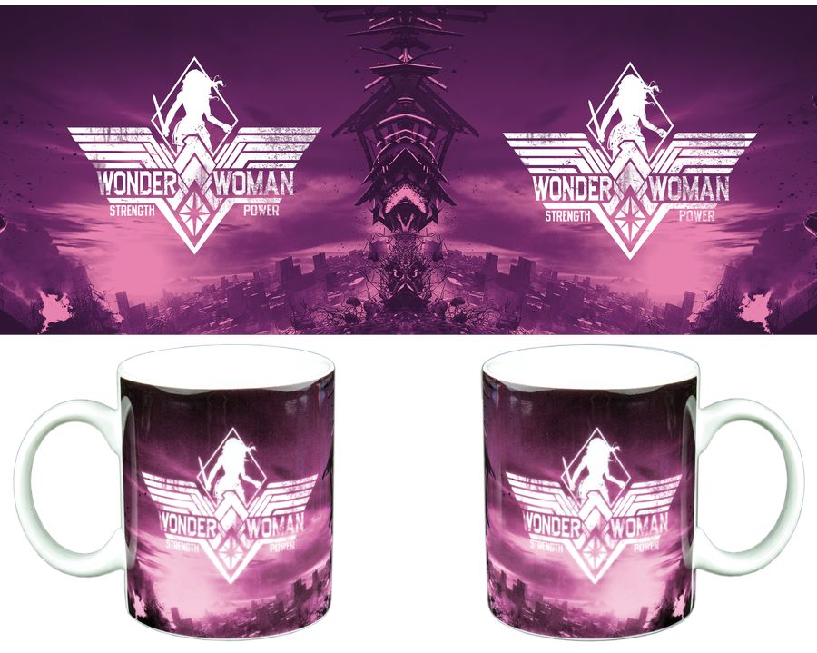 Wonder Woman Movie - Strength, Power Coffee Mug - Ozzie Collectables