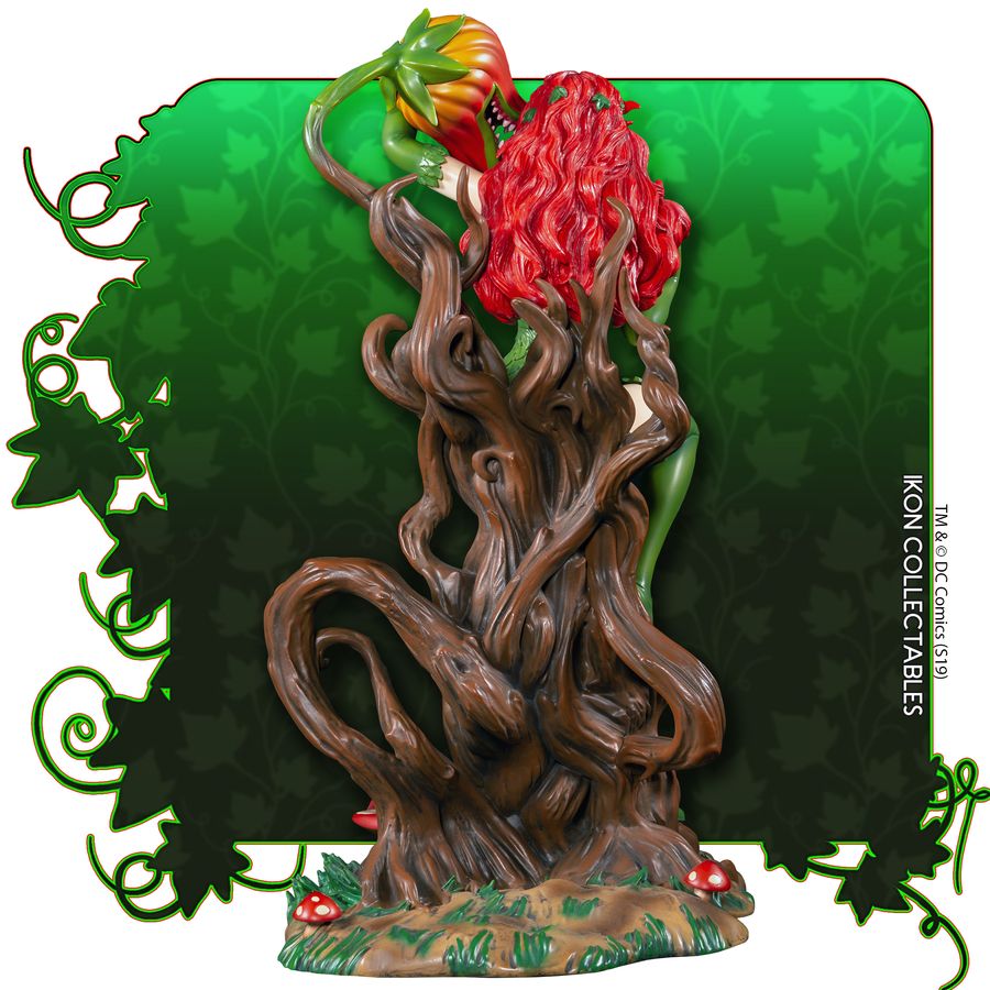 Batman - Poison Ivy on Vine Throne with Killer Flower Statue (with 1-of-1 Chance) - Ozzie Collectables