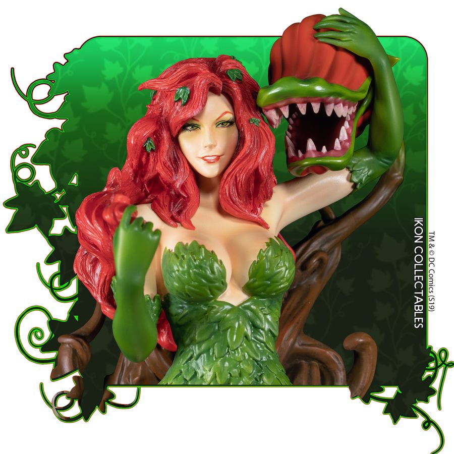 Batman - Poison Ivy on Vine Throne with Killer Flower Statue (with 1-of-1 Chance) - Ozzie Collectables