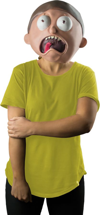 Rick and Morty - Morty Latex Mask - Ozzie Collectables