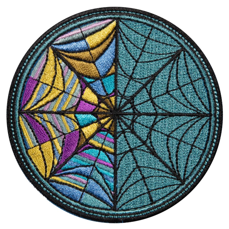 Wednesday - Stained Glass Window Patch