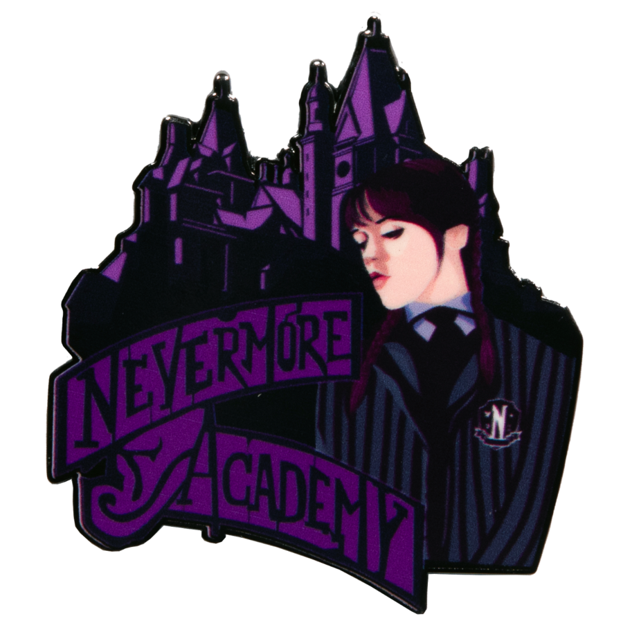 Wednesday - Nevermore Wednesday Pin