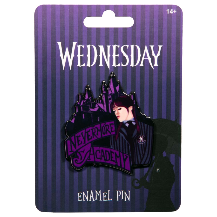 Wednesday - Nevermore Wednesday Pin