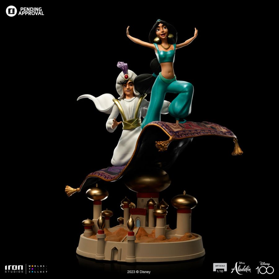 Disney - Aladdin & Jasmine 1:10 Statue