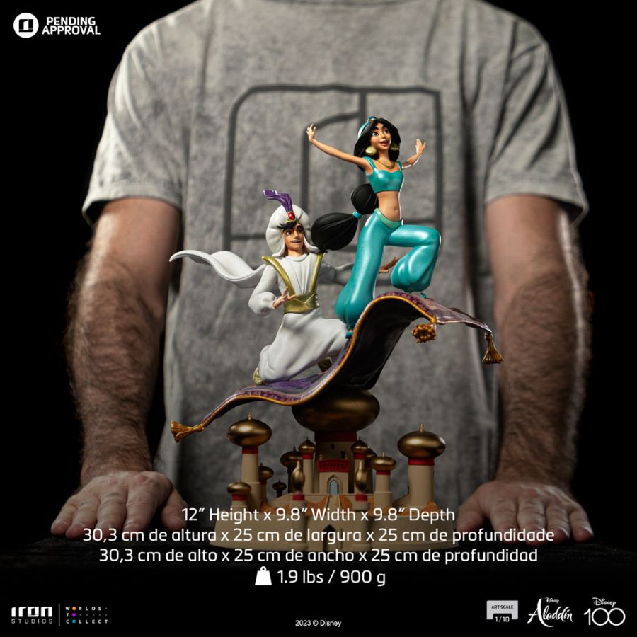 Disney - Aladdin & Jasmine 1:10 Statue