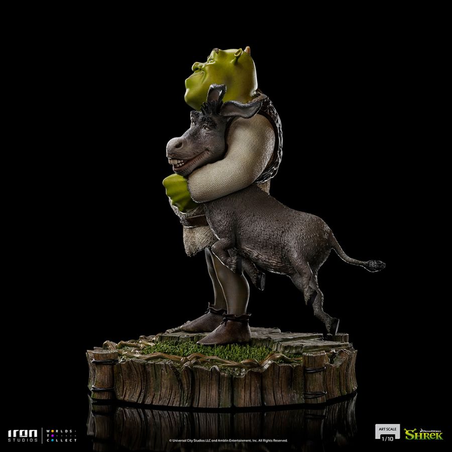 Shrek - Shrek, Donkey & Gingerbread Man Deluxe 1:10 Scale Statue