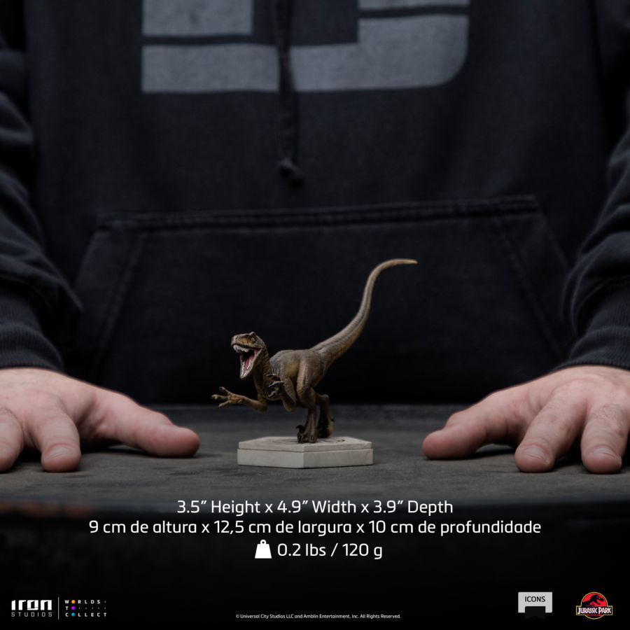 Jurassic Park - Velociraptor A Icons Statue