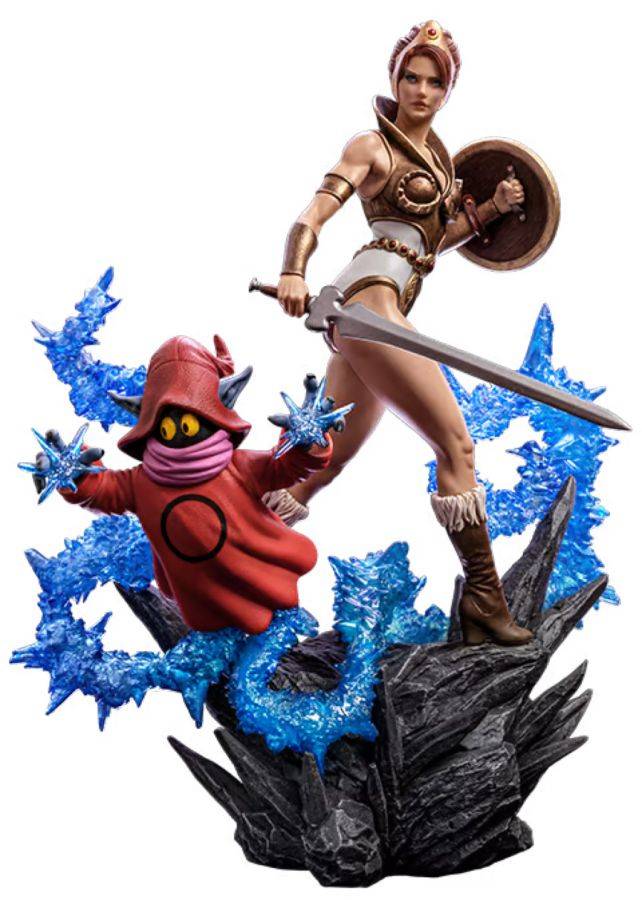 Masters of the Universe - Teela and Orko Deluxe 1:10 Statue