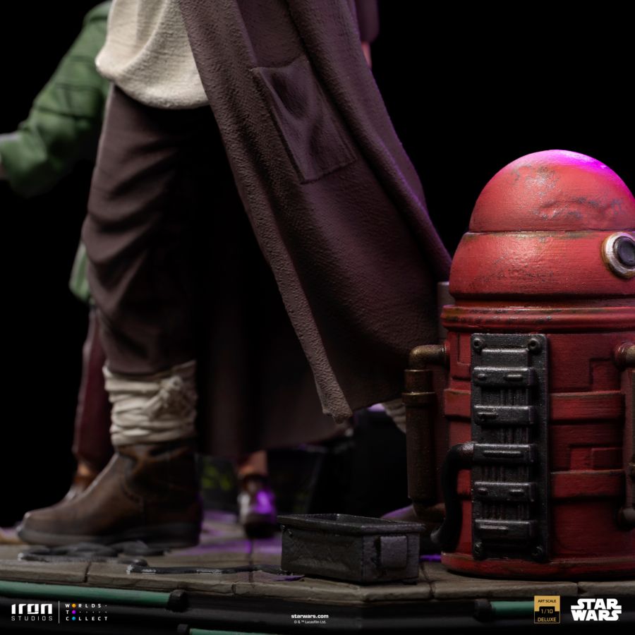 Star Was - Obi-Wan & Young Leia DLX 1:10 Statue